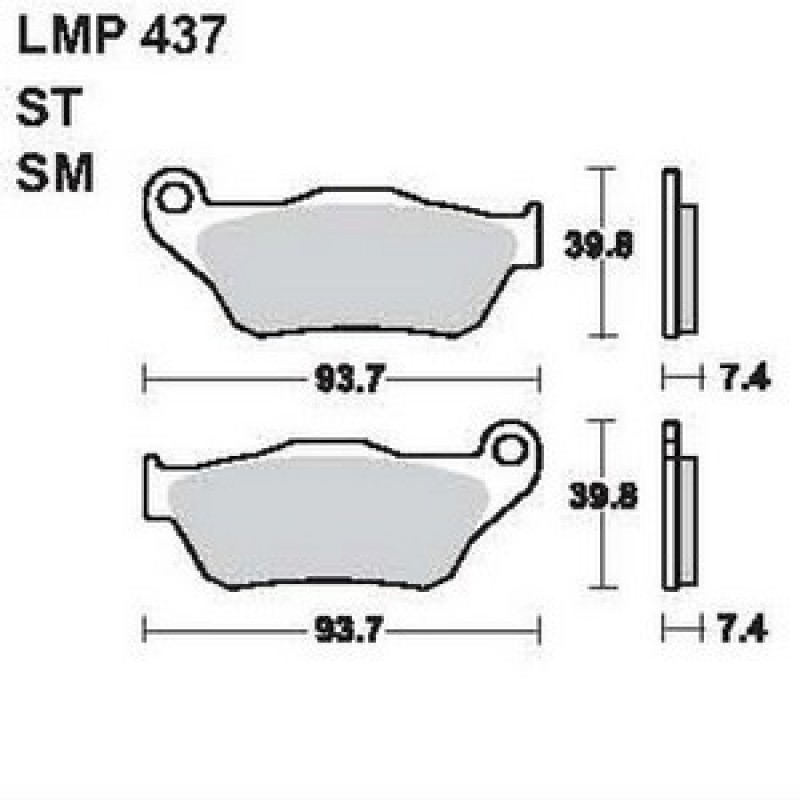 AP Racing LMP437 SM fékbetét