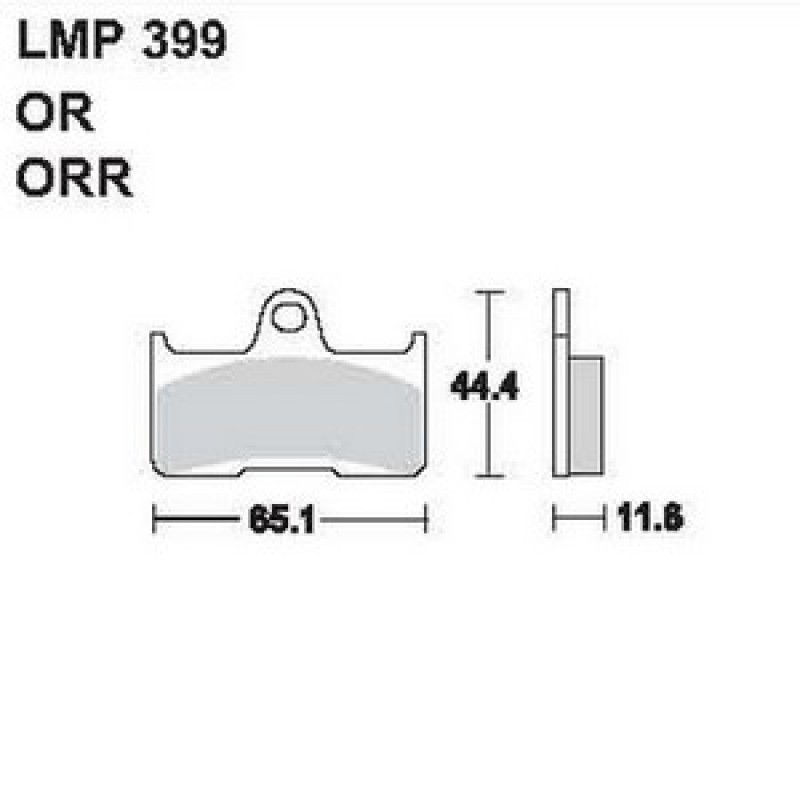 AP Racing LMP399 OR fékbetét
