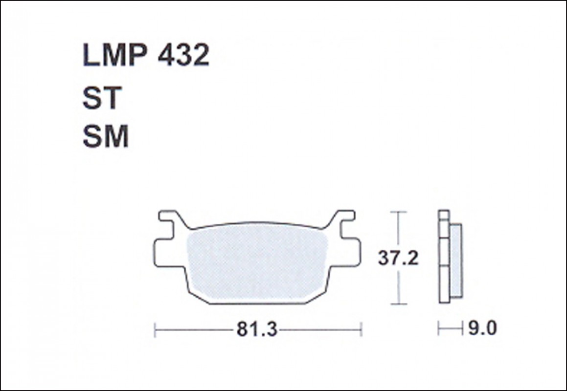 AP Racing LMP432 ST fékbetét