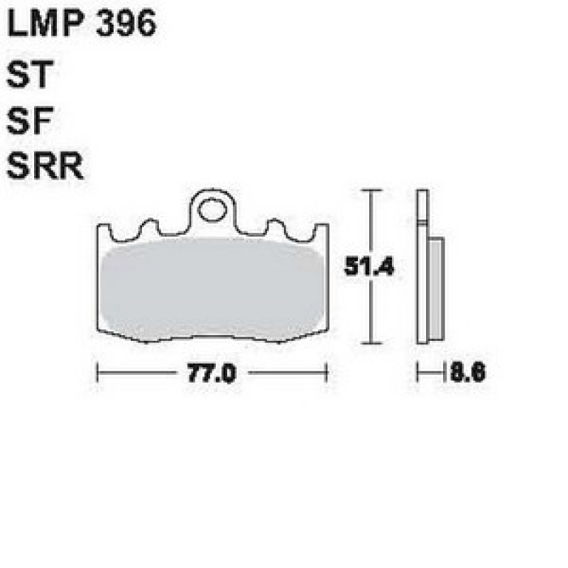 AP Racing LMP396 SF fékbetét