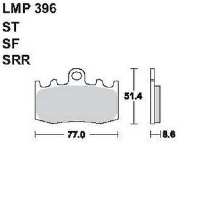 AP Racing LMP396 SRR fékbetét