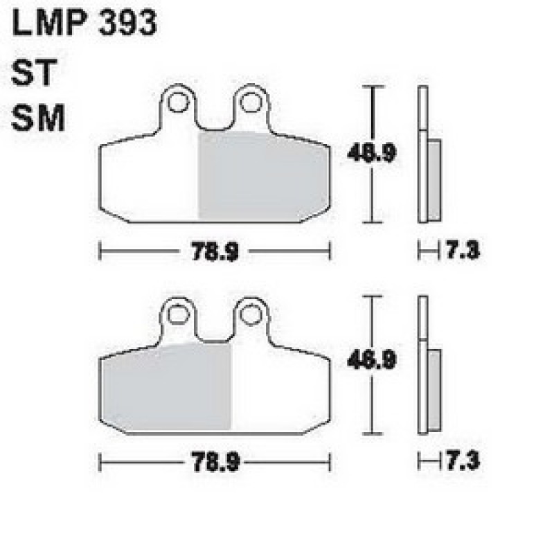 AP Racing LMP393 ST fékbetét