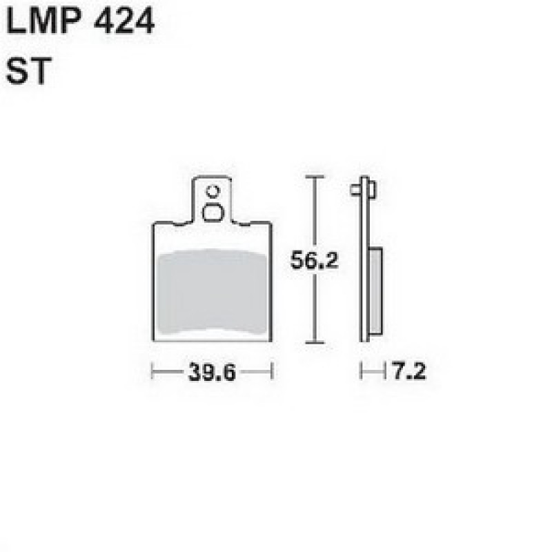 AP Racing LMP424 ST fékbetét