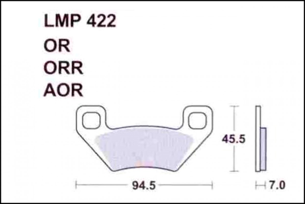 AP Racing LMP422 OR fékbetét