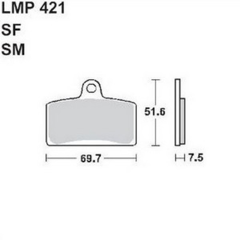 AP Racing LMP421 SF fékbetét