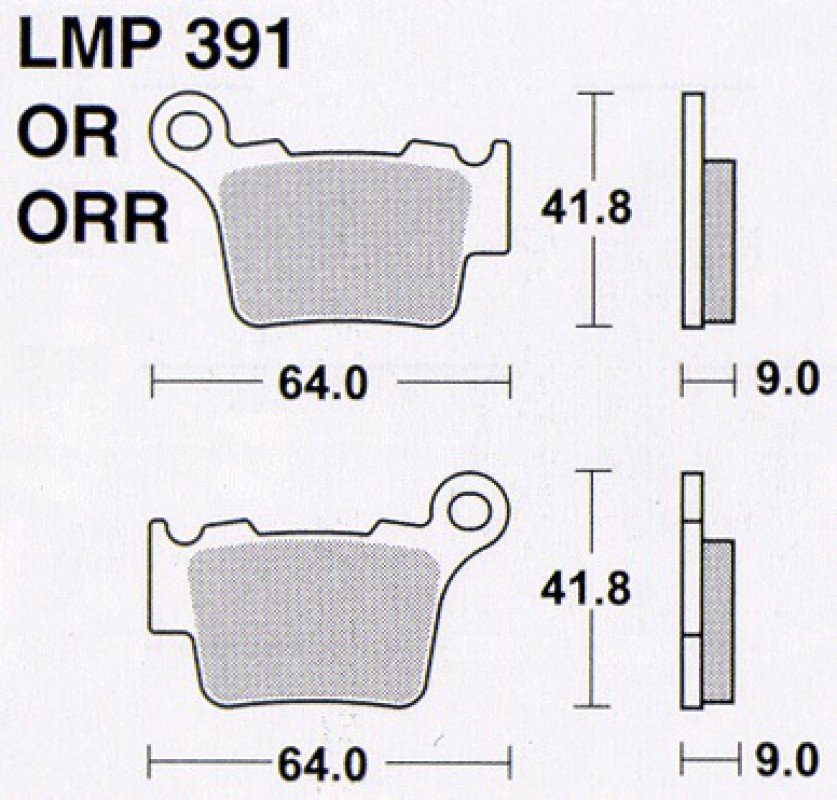 AP Racing LMP391 ORR fékbetét