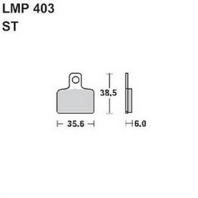 AP Racing LMP403 ST fékbetét