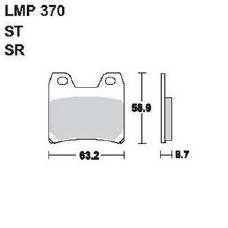 AP Racing LMP370 SR fékbetét