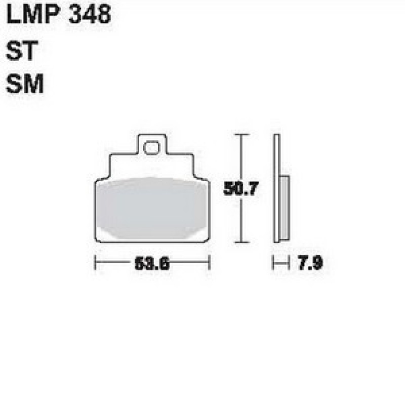 AP Racing LMP348 SM fékbetét