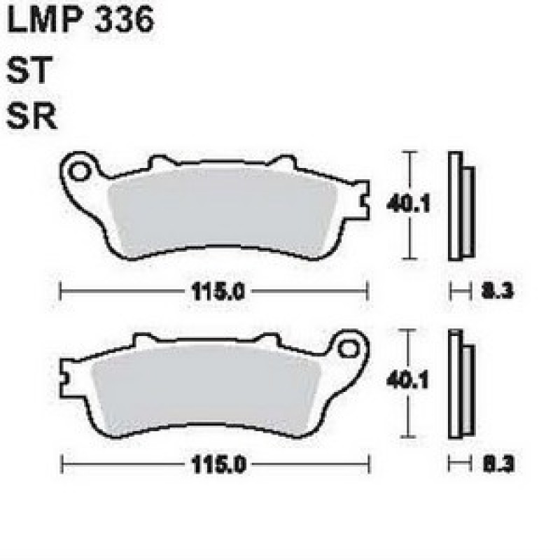 AP Racing LMP336 SR fékbetét