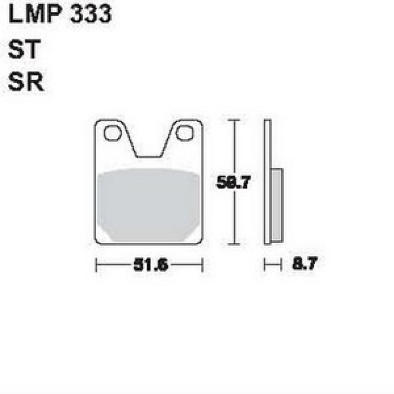 AP Racing LMP333 ST fékbetét