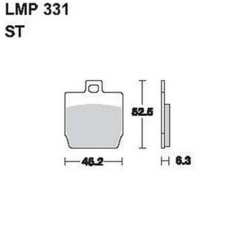 AP Racing LMP331 ST fékbetét