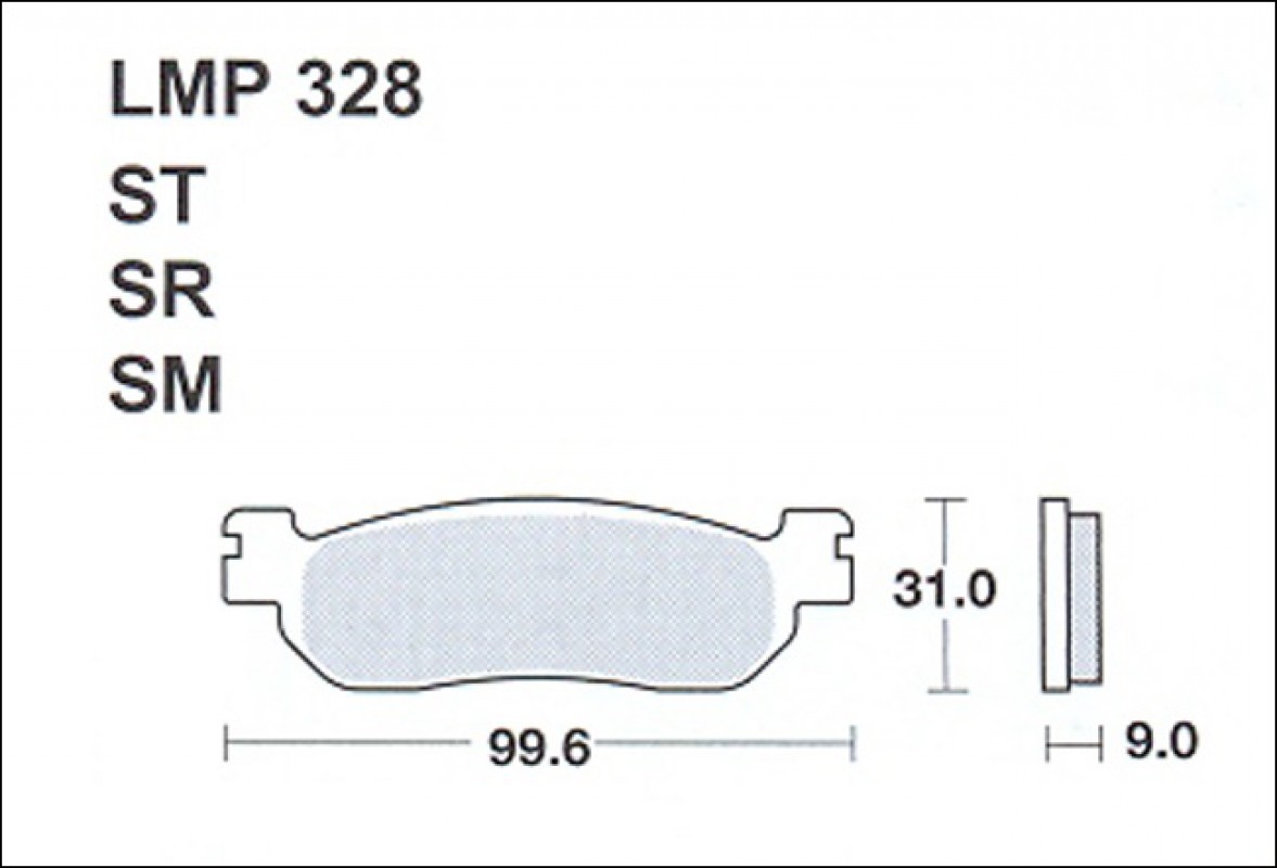 AP Racing LMP328 SR fékbetét