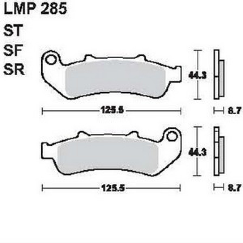 AP Racing LMP285 SF fékbetét