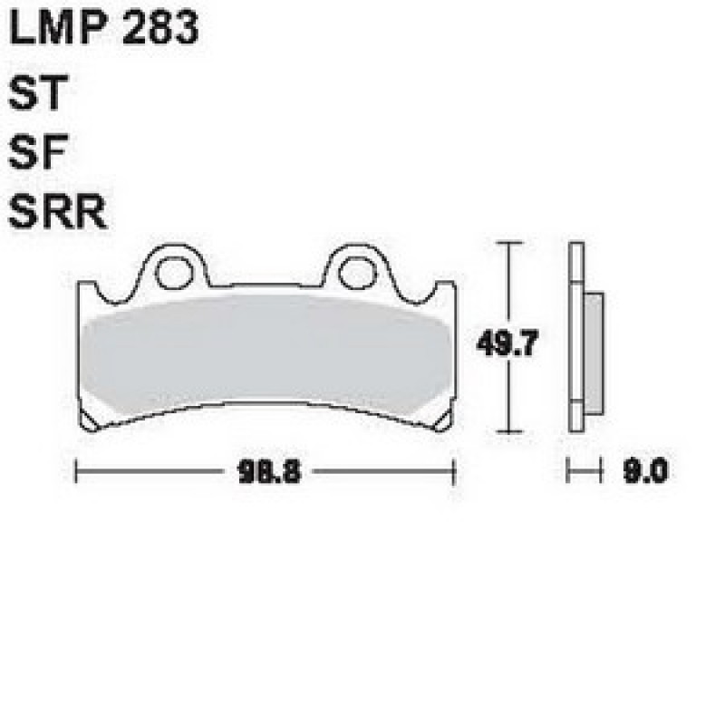 AP Racing LMP283 SF fékbetét