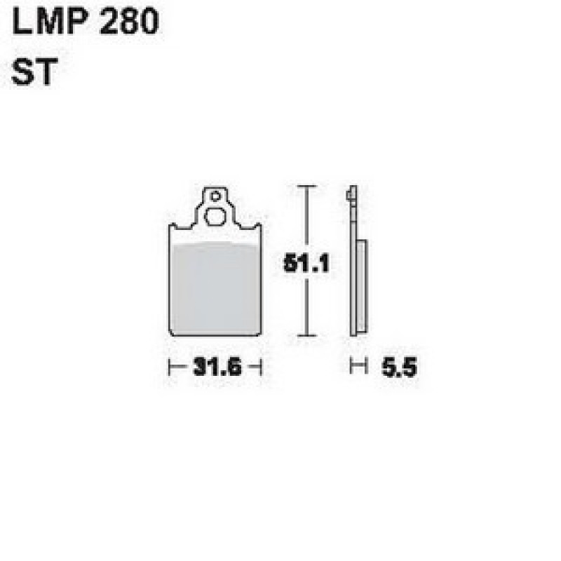 AP Racing LMP280 ST fékbetét