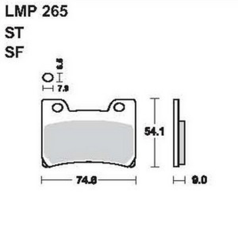 AP Racing LMP265 SF fékbetét