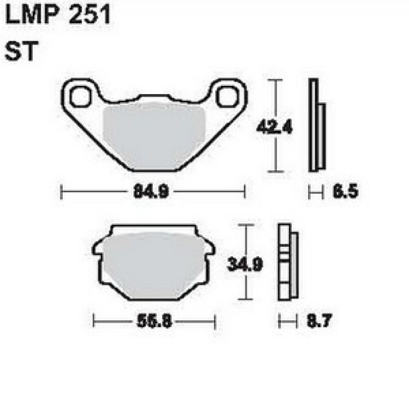 AP Racing LMP251 ST fékbetét