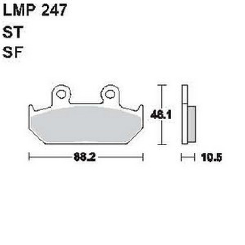 AP Racing LMP247 SF fékbetét