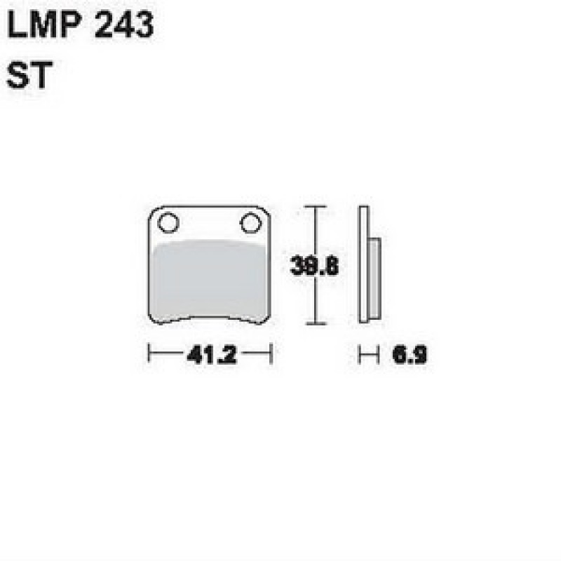 AP Racing LMP243 ST fékbetét