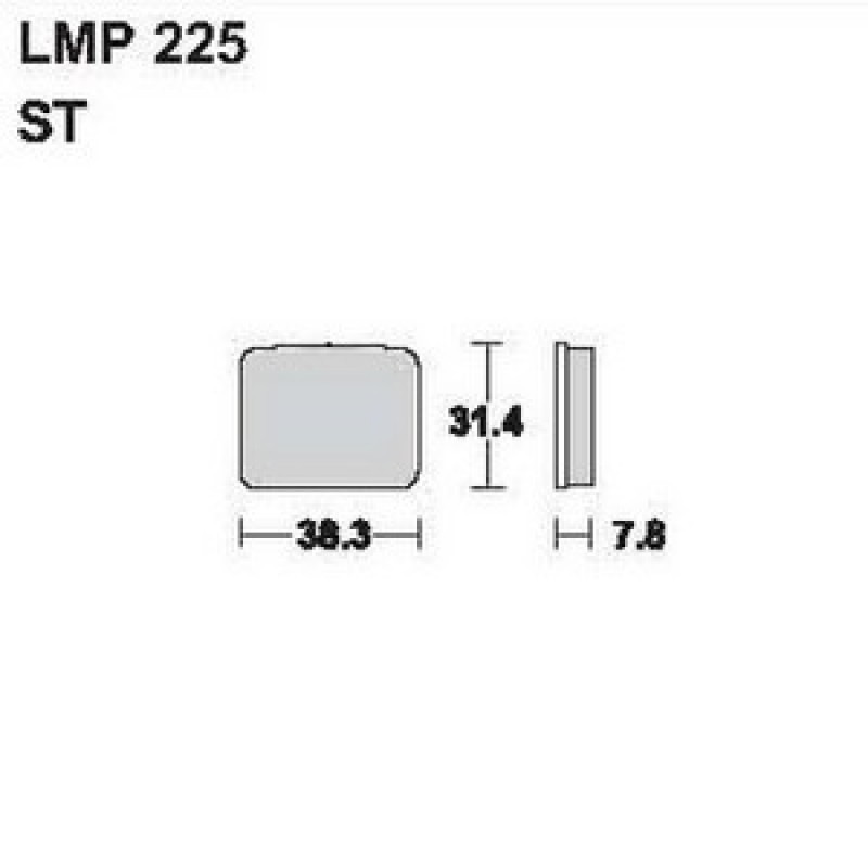 AP Racing LMP225 ST fékbetét
