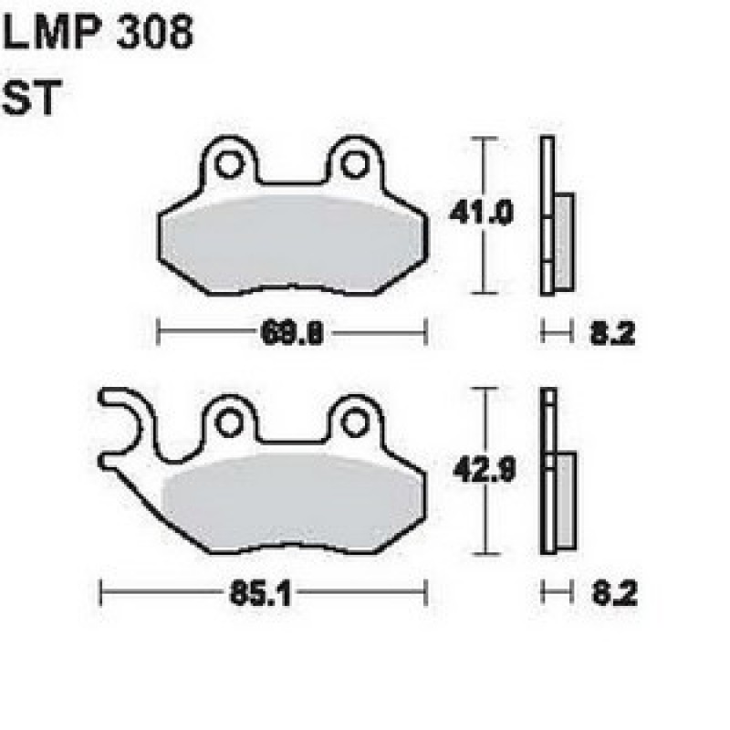 AP Racing LMP308 ST fékbetét