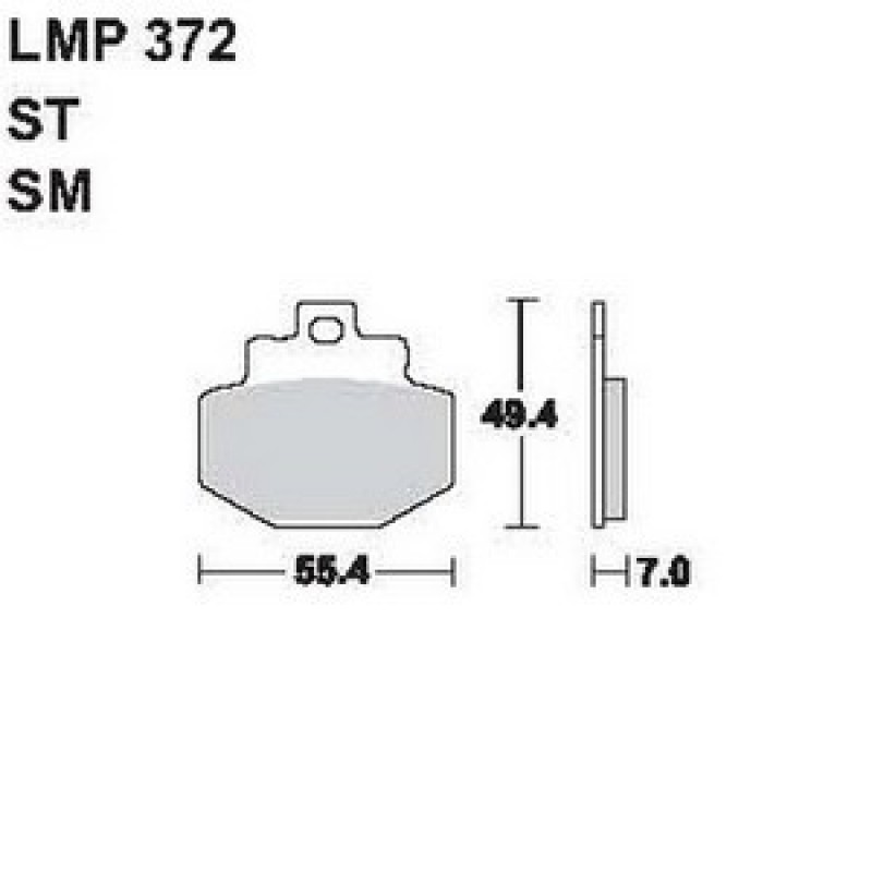 AP Racing LMP372 SM fékbetét