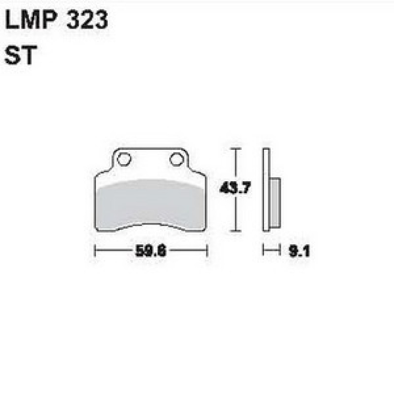 AP Racing LMP323 ST fékbetét