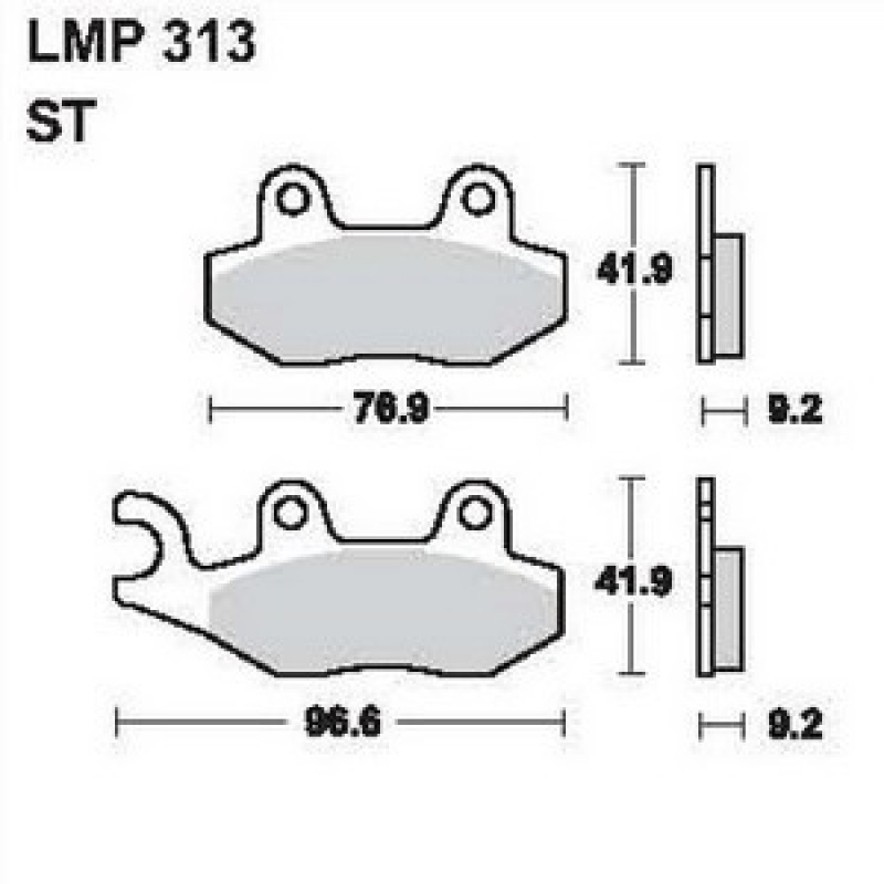 AP Racing LMP313 ST fékbetét