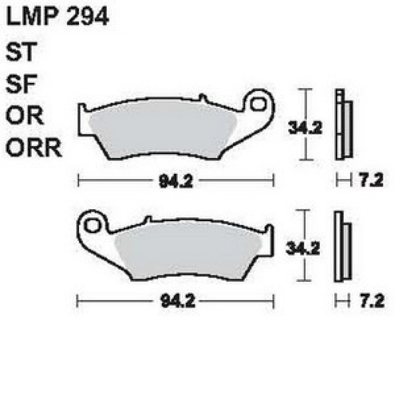 AP Racing LMP294 SF fékbetét