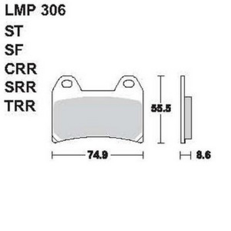 AP Racing LMP306 SF fékbetét
