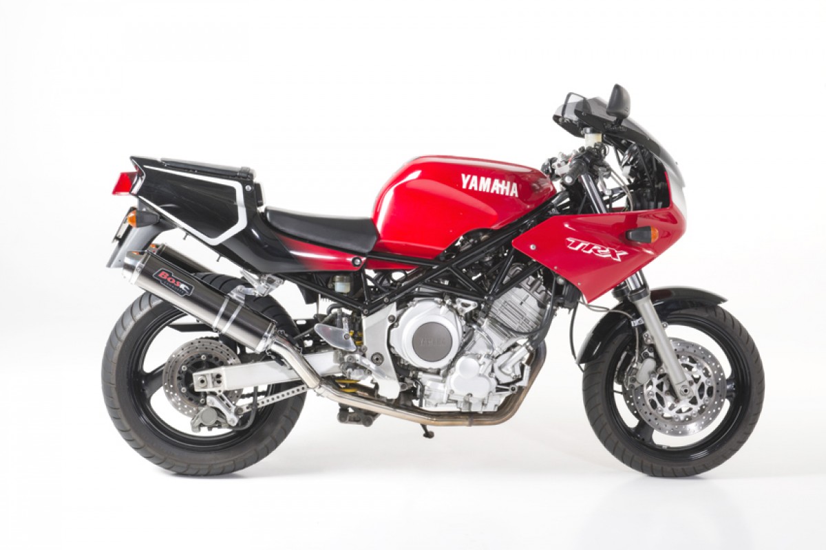Yamaha TRX 850- BOS kipufogó - Carbon Steel