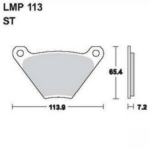 AP Racing LMP113 ST fékbetét