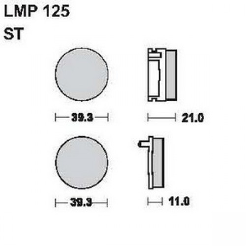 AP Racing LMP125 ST fékbetét