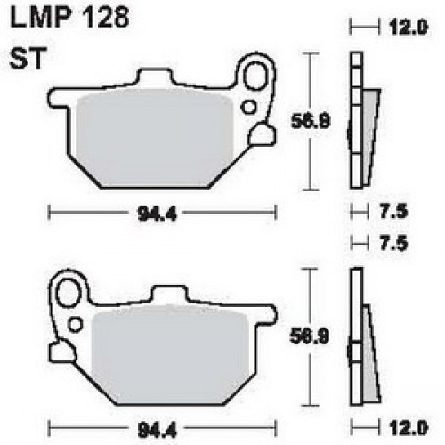 AP Racing LMP128 ST fékbetét