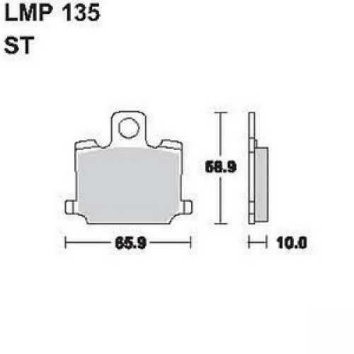 AP Racing LMP135 ST fékbetét