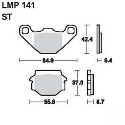 AP Racing LMP141 ST fékbetét