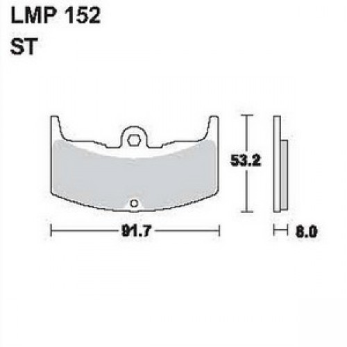 AP Racing LMP152 ST fékbetét